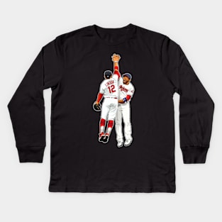 Francisco Lindor TOS Austin Jackson Kids Long Sleeve T-Shirt